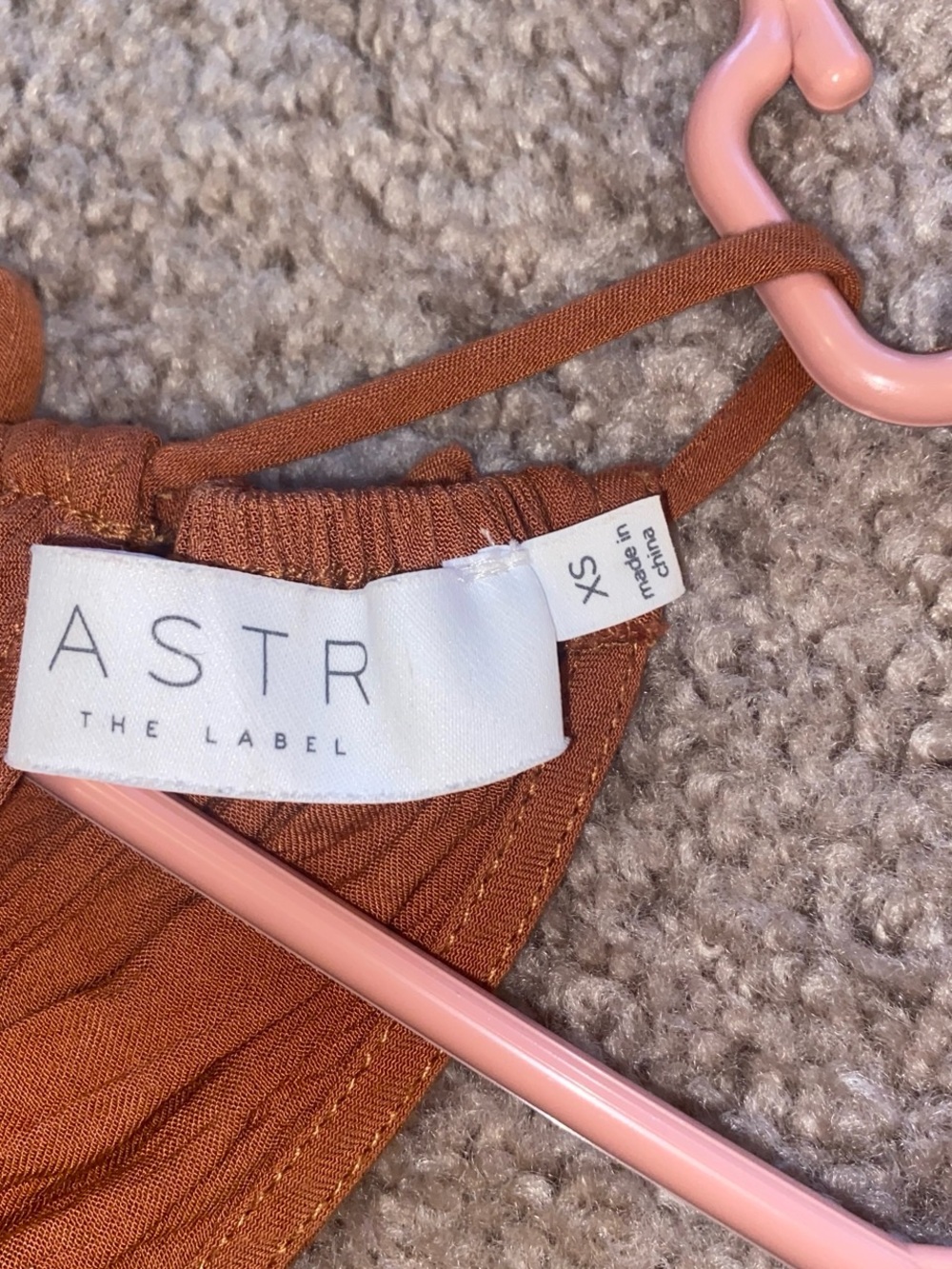 Astr The Label Rust-Brown Halter Maxi Dress - Picture 6 of 9